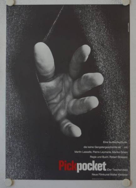 Pickpocket - Kopie original release german movie poster